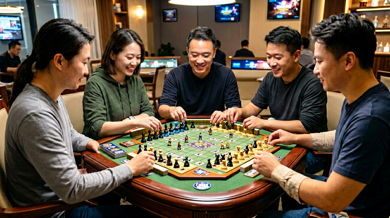 棋牌娱乐游戏专区，展示经典棋牌玩法